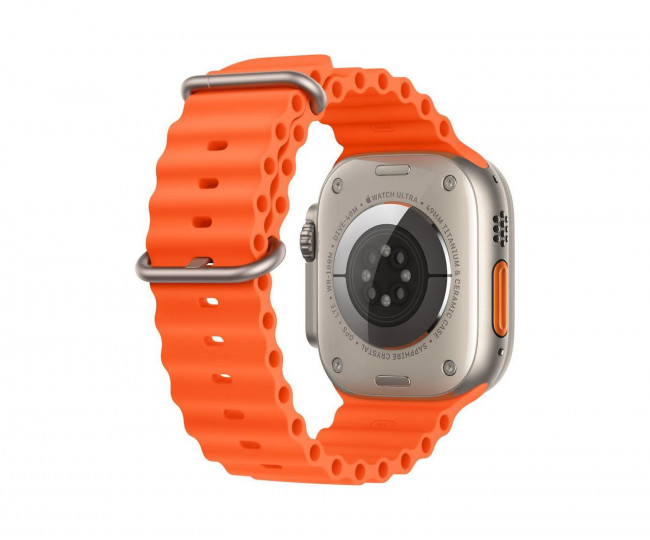 Apple Watch Ultra 2 GPS + Cellular 49mm Titanium Case with Orange Ocean Band (MREH3) б/у